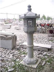 China Blue Limestone Lantern,Bluestone Lantern,Japan Style Lantern