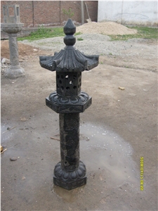 China Blue Limestone Lantern,Bluestone Lantern,Japan Style Lantern