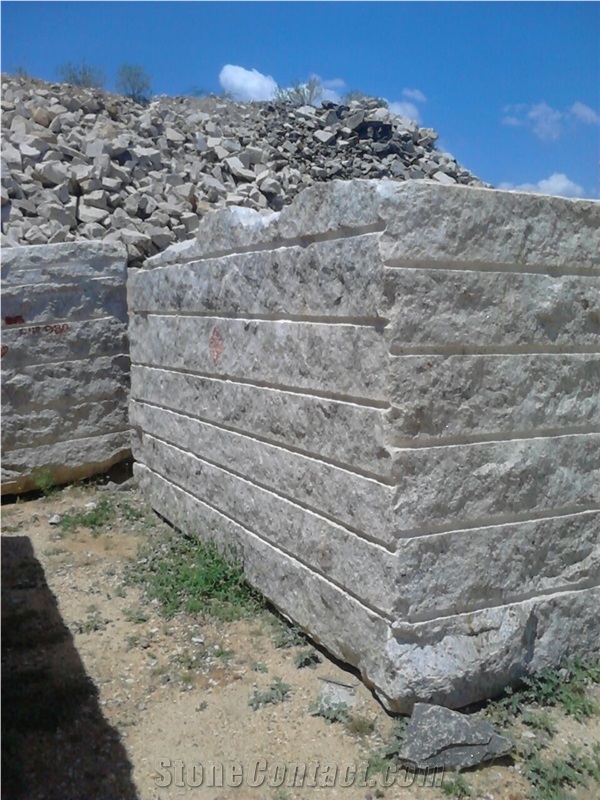 White Granite Blocks
