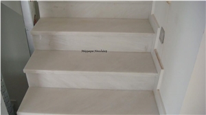 Greek Nestos White Marble Staircase, Nestos Victoria White Marble Stairs & Steps Greek Nestos White Marble Staircase, Nestos Victoria White Marble Stairs & Steps