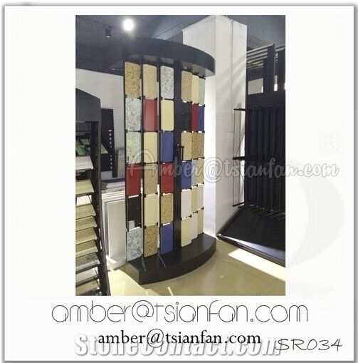 Quartz Stone Display Rack for Granite and Marble