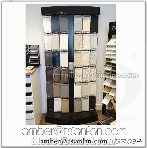 Quartz Stone Display Rack for Granite and Marble