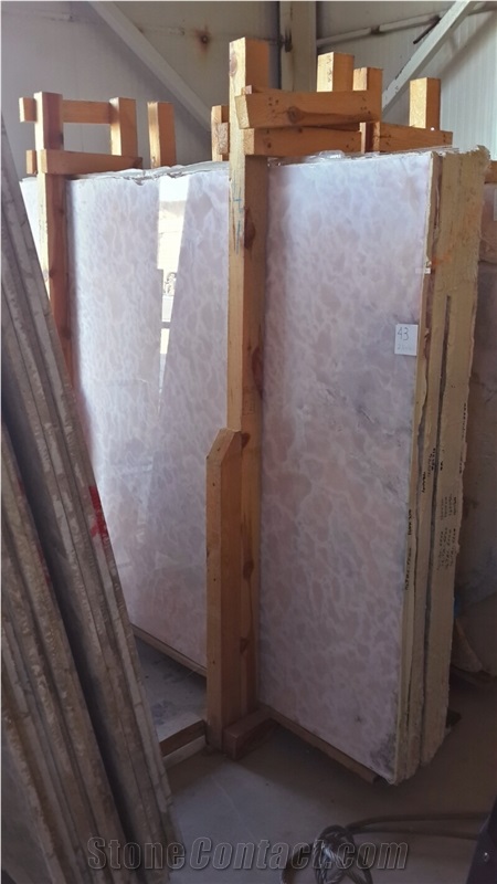 Pink Onyx Tiles & Slabs (Type 2) Iran