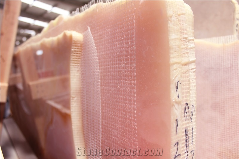 Pink Onyx - (Type 1) Tiles & Slabs Iran