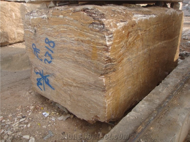 Walnut Travertine Blocks
