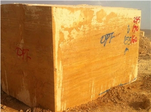 Yellow Trarvertine Blocks