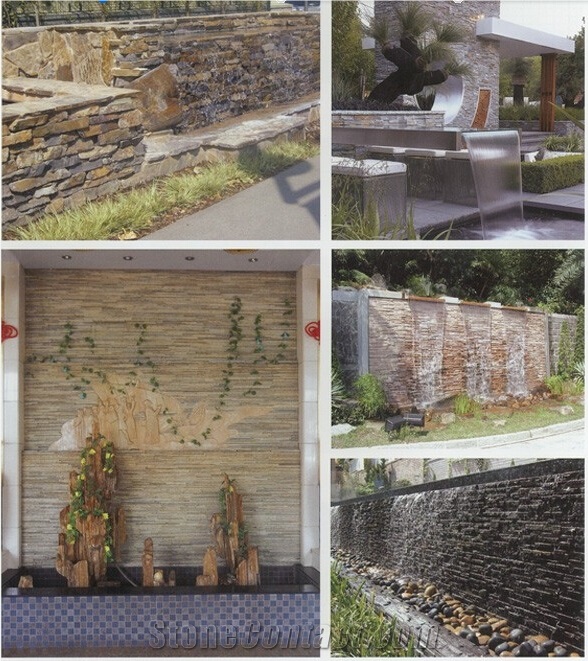 China Cheap Price Rusty Exterior Slate Cultured Stone
