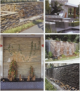 China Cheap Price Rusty Exterior Slate Cultured Stone