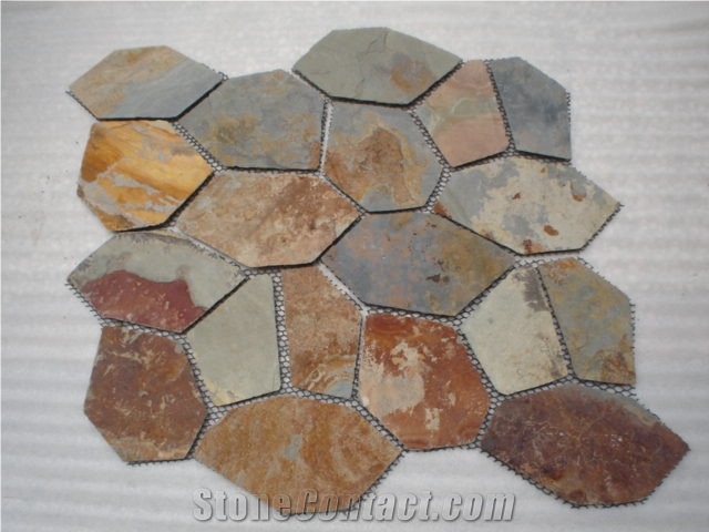 China Multicolor Slate Flagstone