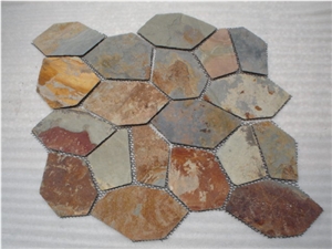 China Multicolor Slate Flagstone