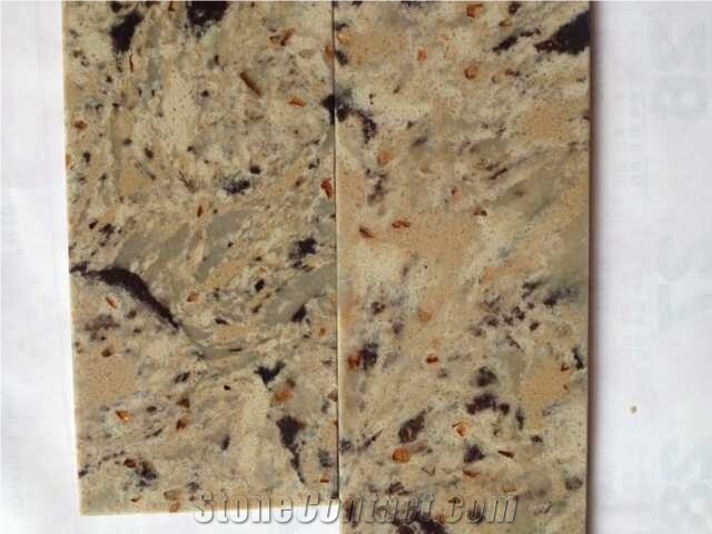 China Mutilcolor Artificial Quartz Stone Tile & Slabs
