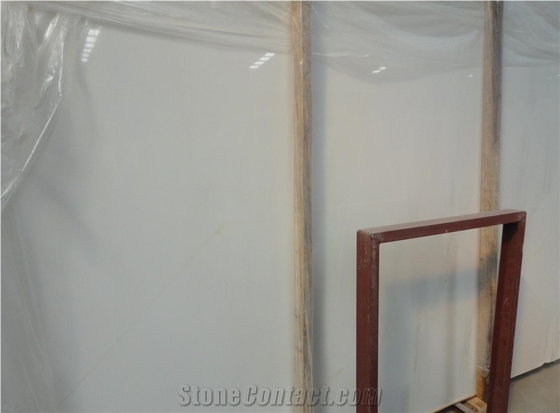 Chinese Pure White Marble Slabs & Tiles, Snow White Marble, Crystal White, China White Marble, Salt White Marble