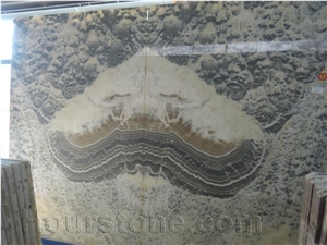 Grey Veretton Traonyx Onyx Slabs & Tiles, Polished,Book Matching, for Wall Covering, Decoration