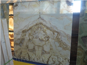 Polish Natural Frappuccino Onyx Slab & Tile，Wall Tile，Onyx Pattern Cheap Price Onyx