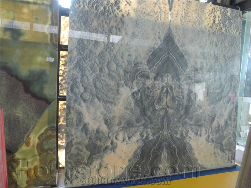 Polish Natural Frappuccino Onyx Slab & Tile，Wall Tile，Onyx Pattern Cheap Price Onyx