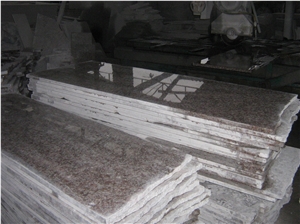 Cheapest Polished Red Granite Tiles/Granite Flooring (G687 Granite Peach Red), China Red Granite