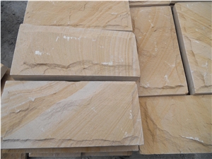 China a Grade Yellow Sandstone Mushroomed Stone, Factory Price Hot Selling