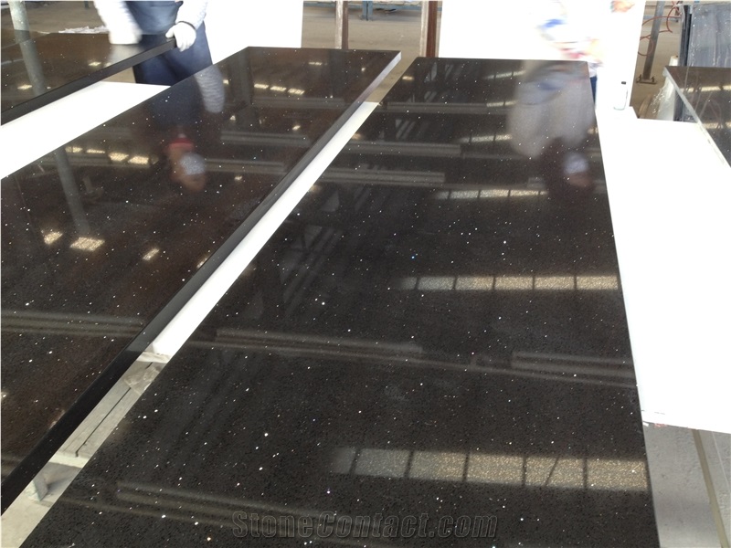 China High Quality Balck Beige White Quartz Kitchen Countertop Factory Price