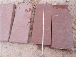 China Red Porphyry Paving Stone Granite Cube Stone & Pavers