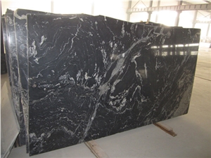 High Quality Nero Fantasy Granite Slabs & Tiles, China Black Granite High Quality Nero Fantasy Granite Slabs & Tiles, China Black Granite
