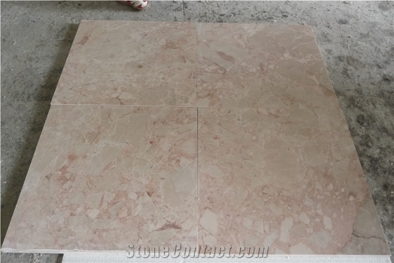 Hot Beige Flower Marble Tiles & Slabs