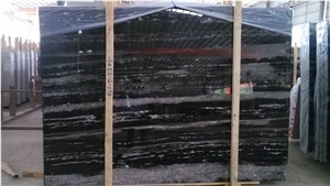 Hot Selling Chinese Portoro Silver Marble Slabs Marble Tiles with Best Quality Of the Marble, China Black Marble