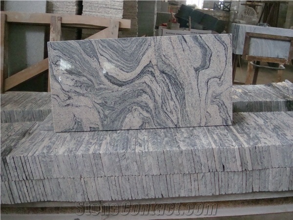 Hot Slae Polished Ripple Sand China Light Grey Juparana Granite China Grey Juparana Granite Multicolor Grain Grey Granite Slabs & Tiles