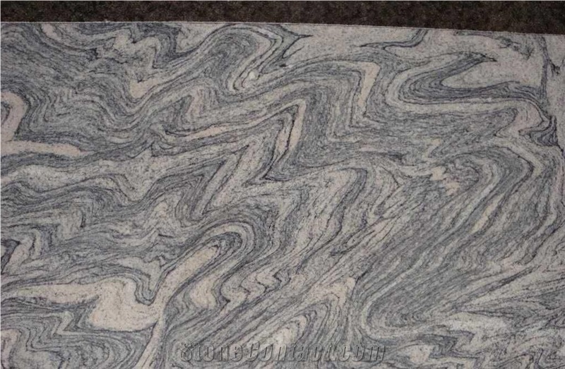Hot Slae Polished Ripple Sand China Light Grey Juparana Granite China Grey Juparana Granite Multicolor Grain Grey Granite Slabs & Tiles