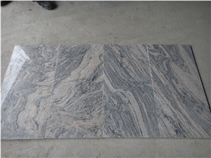 Hot Slae Polished Ripple Sand China Light Grey Juparana Granite China Grey Juparana Granite Multicolor Grain Grey Granite Slabs & Tiles