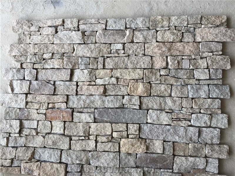 Hottest China Yellow Quartize Wall Cladding -Yellow Quartize Cultured Stone -China Quarry Onwer