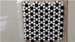 Luxury Design Shell and Marble Mosaic, Mosaic Pattern Tiles