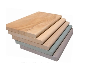 Quarry Owner Chinese Factory Teakwood Sandstone Pool Coping, Teakwood Yellow Sandstone Pool Coping