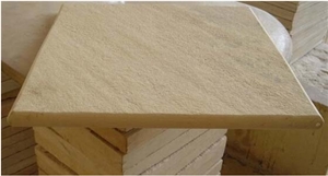 Quarry Owner Chinese Factory Teakwood Sandstone Pool Coping, Teakwood Yellow Sandstone Pool Coping