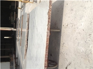 White Marble Carrara White Polished Marble Tile/Slabs Selling, Carrara Grigio Curva White Marble