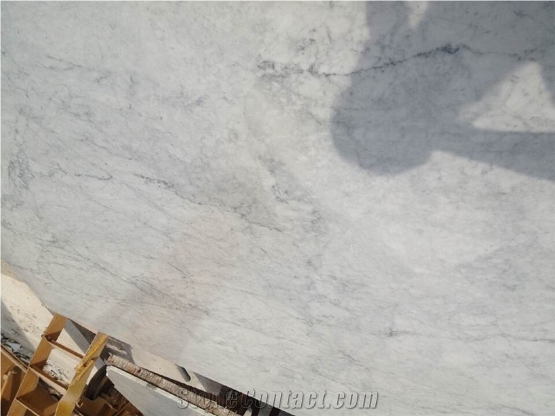 White Marble Carrara White Polished Marble Tile/Slabs Selling, Carrara Grigio Curva White Marble