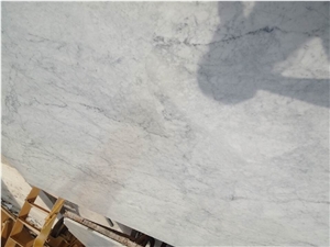 White Marble Carrara White Polished Marble Tile/Slabs Selling, Carrara Grigio Curva White Marble