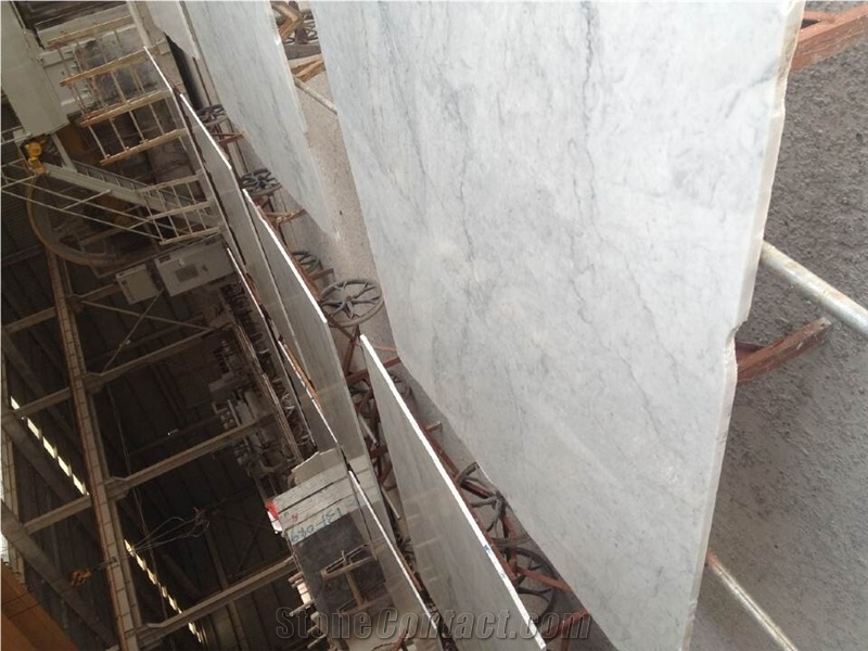 White Marble Carrara White Polished Marble Tile/Slabs Selling, Carrara Grigio Curva White Marble