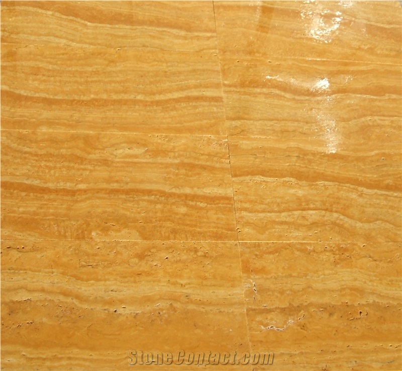 Sivas Yellow Travertine Tiles