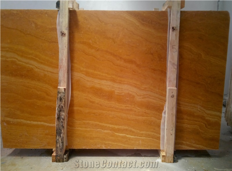 Sivas Yellow Travertine Tiles