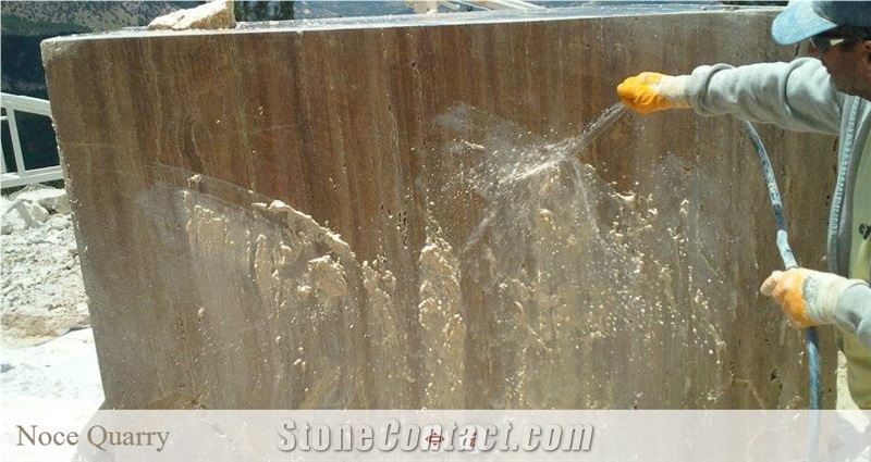 Denizli Noce Travertine Blocks