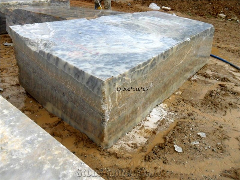 Sky Onyx, Black Cloud Onyx Blocks, Grey Onyx Turkey Block