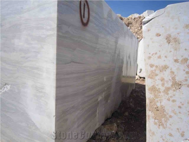 Nestos Grey Wooden Marble Blocks