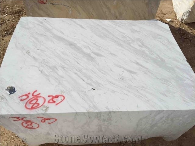 Volakas White Blocks, Volakas Diagonal Marble Blocks