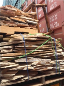 Slate Flagstones from Ghana, Irregular Flagstones