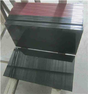 Black Color Nanoglass Nanostone Tile & Slab