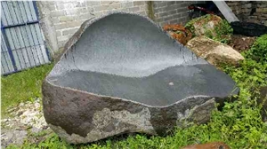 River Stone Garden Bench