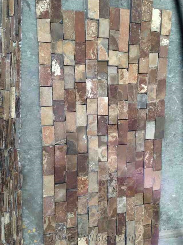 Coahuila Stone, Multicolor Quartzite Flagstone, Random Flagstones