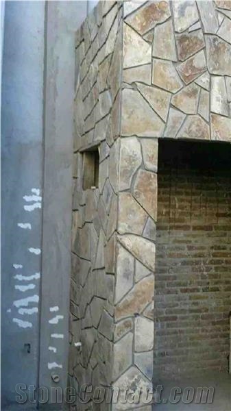 Multicolor Quartzite Coahuila Stone, Flagstones, Random Flagstone