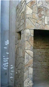 Multicolor Quartzite Coahuila Stone, Flagstones, Random Flagstone
