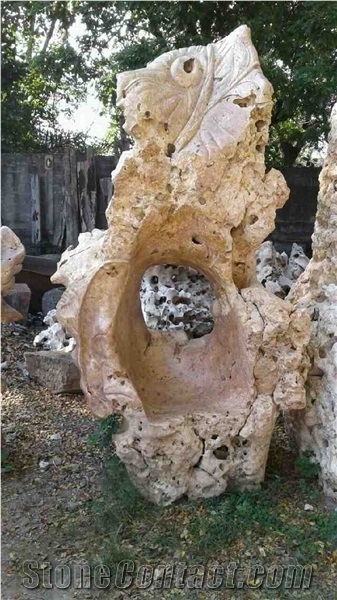 Abstract Natural Marble Arts Garden Ornaments